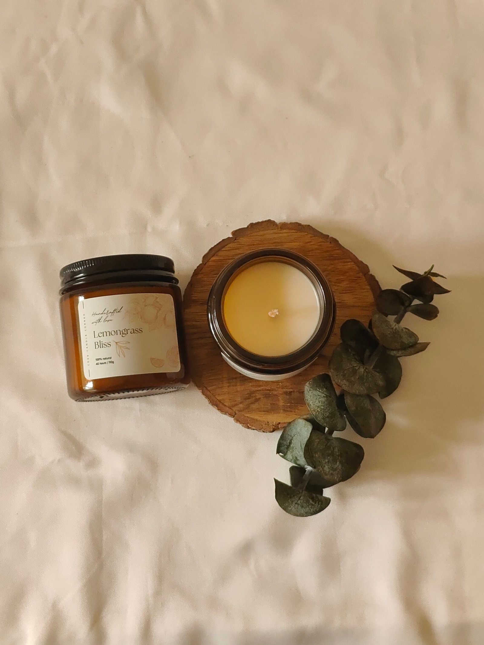 Lemongrass Bliss – Scented Soy Candle