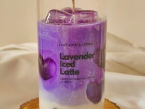 Lavender Iced Latte Candle