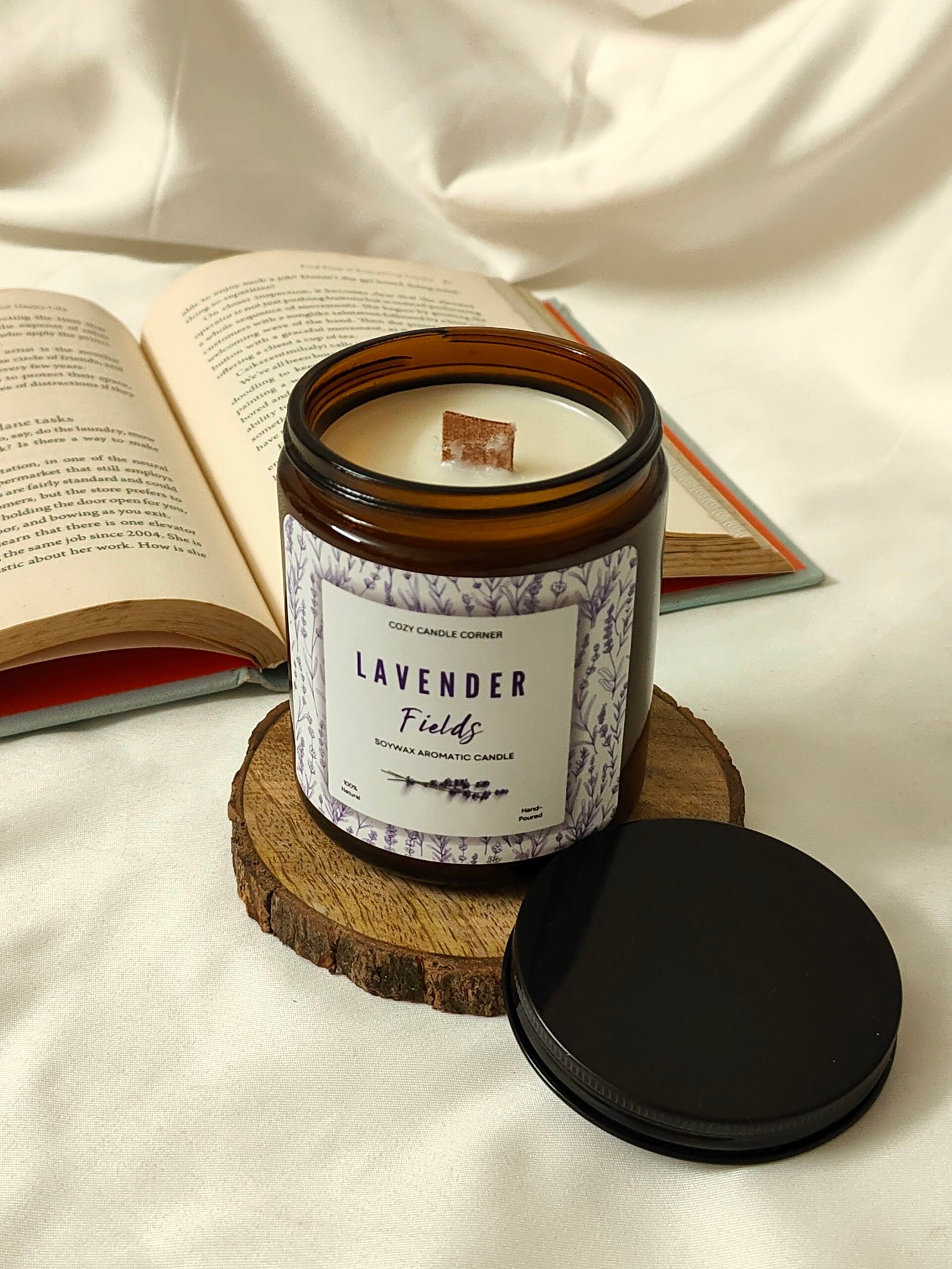 Lavender fields – Scented Soy Candle.