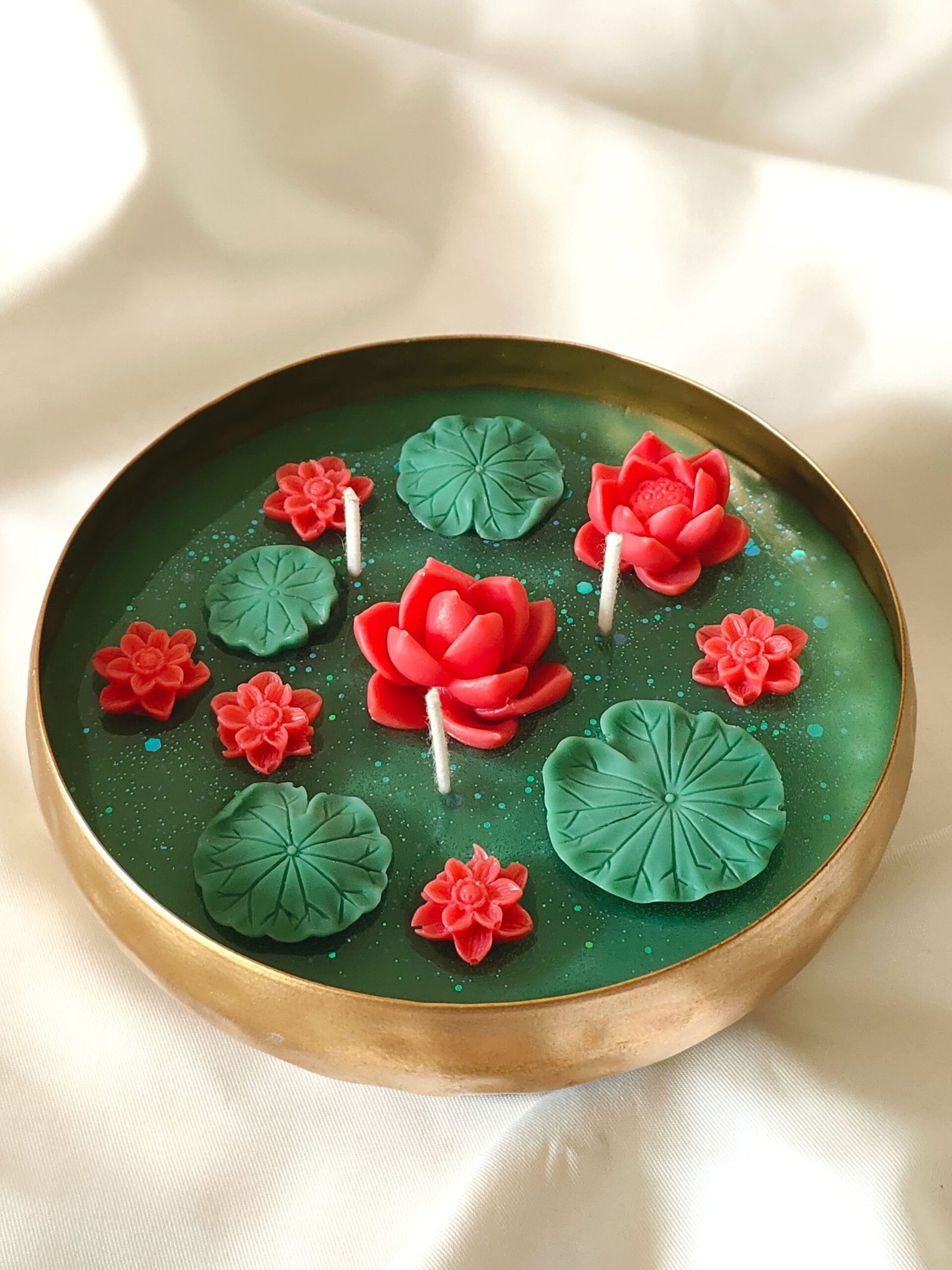 Lotus Pond– Scented Soy Candle.